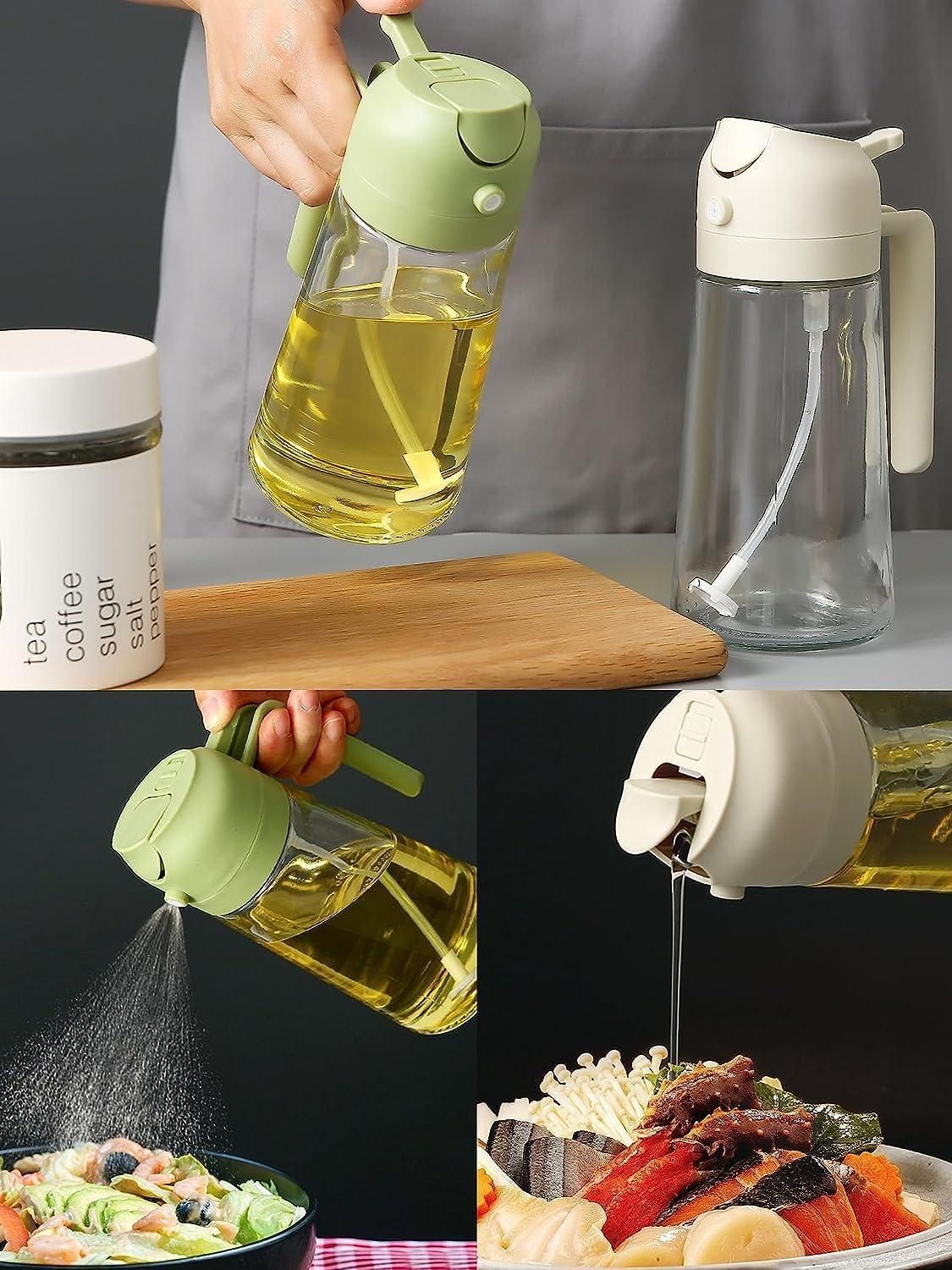2-in-1 Oil Dispenser Spray and pour design