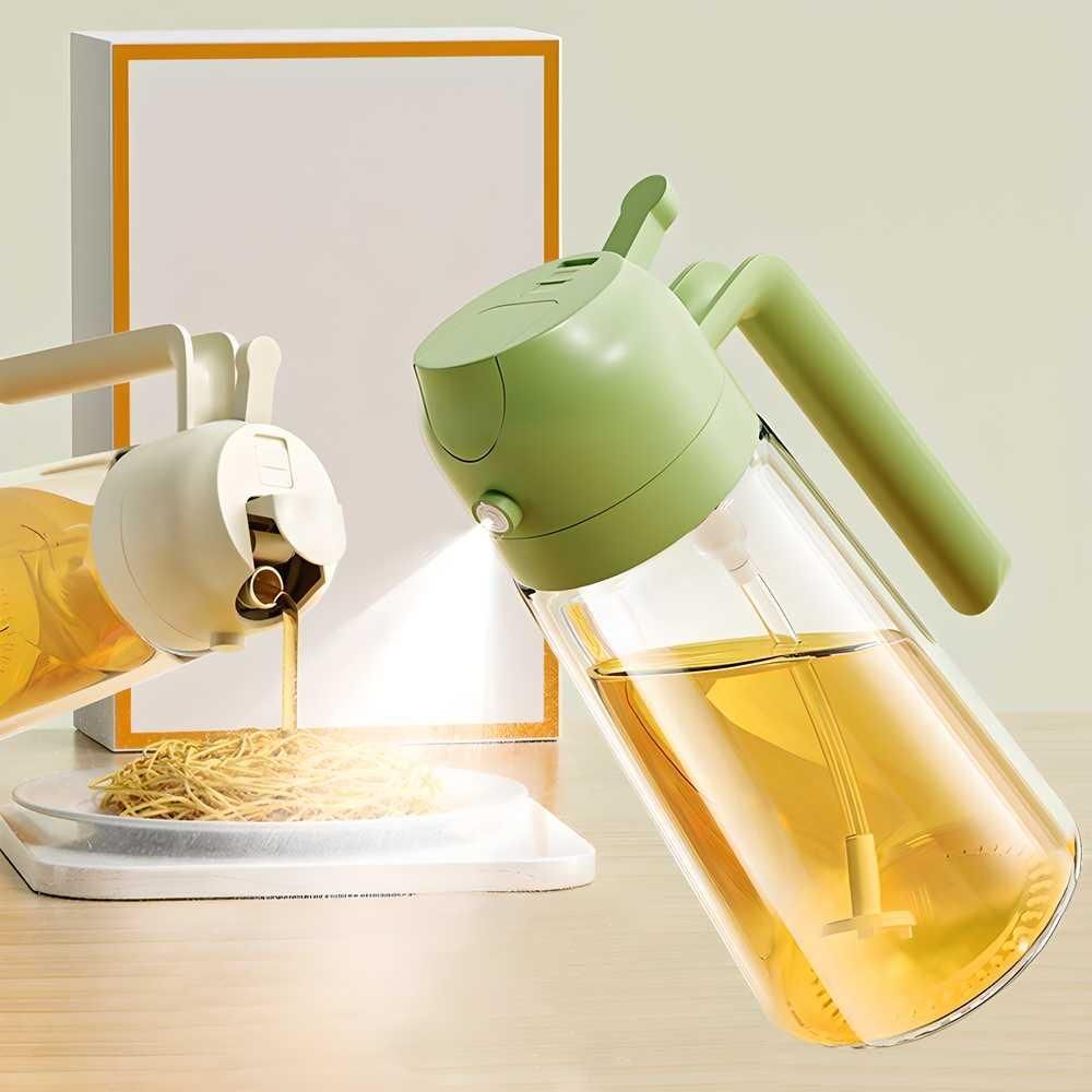 2-in-1 Oil Dispenser Spray and pour design