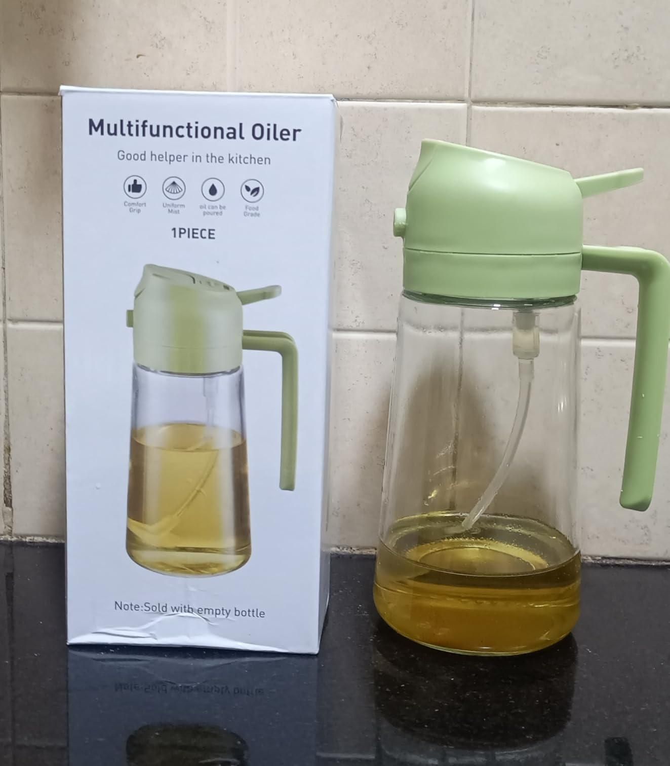 2-in-1 Oil Dispenser Spray and pour design
